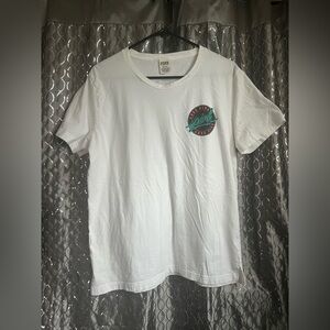 Pink Victoria’s Secret Women’s White T Shirt Size L